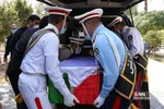 تشییع و تدفین پیکر پدر شهیدان موحد دانش در بهشت زهرا(س)