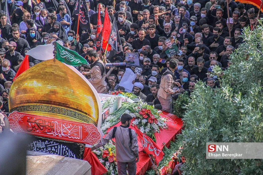 تشییع و خاکسپاری «شهید عبدالله اسکندری» در شیراز