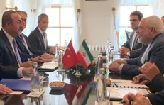 ظریف با وزیر امور خارجه ترکیه دیدار و گفتگو کرد
