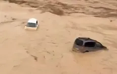 تصاویری از سیل عظیم به سبب طغیان رودخانه گوادالهورس در آلورا در مالاگا، اسپانیا