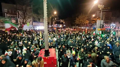 شعارهای مردم بجنورد هنگام شنیدن رهبری سید مجتبی خامنه&zwnj;ای