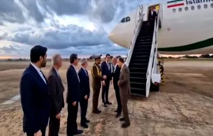 دبیر شورای عالی امنیّت ملّی، برای شرکت در اجلاس امنیّتی بریکس وارد برزیل شد