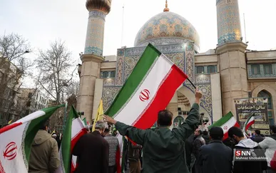 اجتماع مردم تهران  در محکومیت حمله استکبار جهانی به ایران