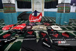 سیاه پوش کردن مسجد دانشگاه شریف