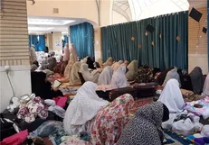 مراسم اعتکاف در دانشگاه علامه‌ طباطبایی در حال برگزاری است