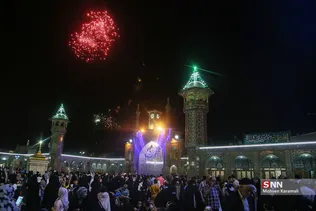 حال و هوای حرم حضرت معصومه (س) در شب میلاد امام رضا (ع)