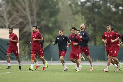 پرسپولیس زیر باران تمرین کرد و به اردو رفت