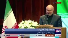 قالیباف: ما نه در حمایت از مردم مظلوم فلسطین و نه در حفظ حریم امنیت خودمان با دشمن تعارف نداریم