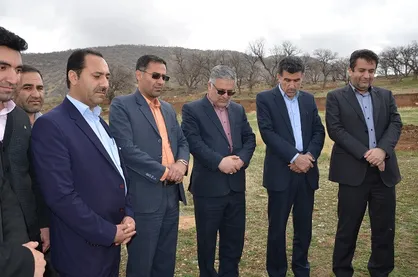 زمین چمن مصنوعی دانشگاه علوم پزشکی یاسوج کلنگ زنی شد