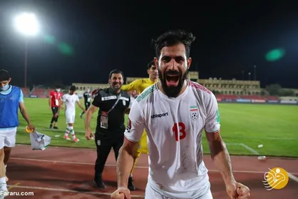 جشن و پایکوبی بازیکنان تیم ملی در بحرین + عکس
