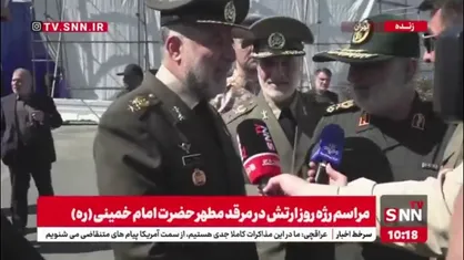 امیر حیدری در کنار سردار سلامی: به کوری چشم دشمنان، ارتشی و سپاهی یک لشکر الهی در رکاب ولایت هستند