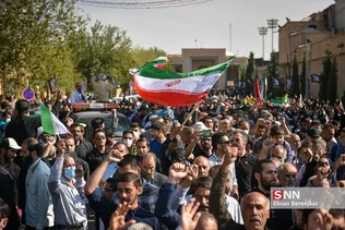 راهپیمایی مردمی اعلام انزجار از اقدام تروریستی حرم شاهچراغ(ع) در شیراز