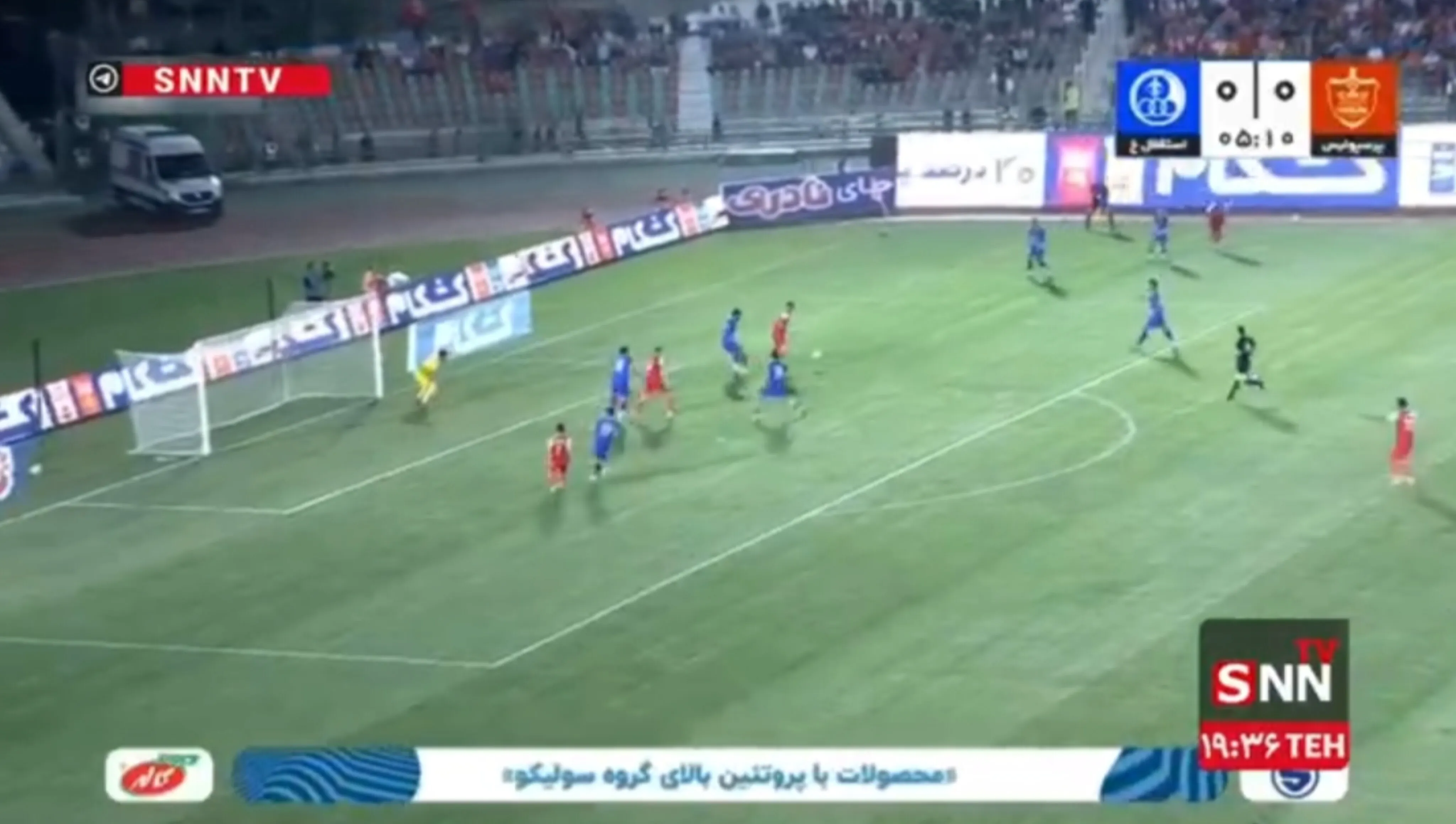فیلم گل اول پرسپولیس به استقلال خوزستان توسط خدابنده‌لو
