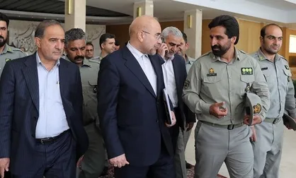 دیدار محیط بانان استان تهران با رئیس مجلس شورای اسلامی