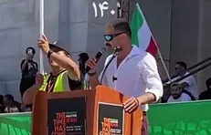 لیدر سلطنت طلب و ززآ همسرش را به مرگ تهدید کرد!