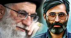 فیلم|حضور رهبرانقلاب در مراسم تشییع پیکر شهیدآوینی