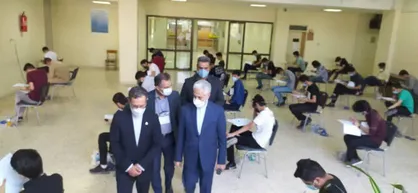 بازدید وزیر علوم از حوزه&zwnj;های برگزاری کنکور در دانشگاه فردوسی مشهد