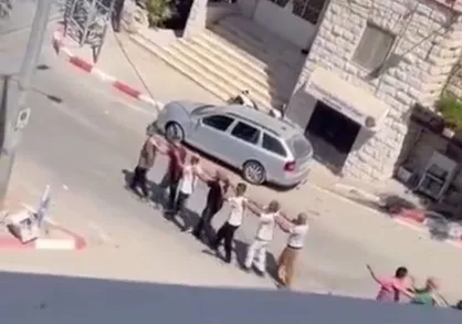 بازداشت گسترده فلسطینیان در غزه + فیلم