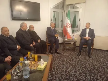 امیرعبداللهیان با مسوولان گروه&zwnj;های مقاومت فلسطین دیدار کرد