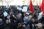 تجمع اعتراضی مقابل وزارت امور خارجه