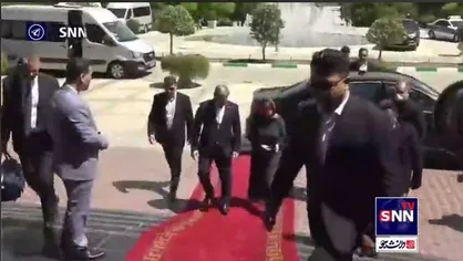 ورود رئیس بانک مرکزی روسیه به ساختمان بانک مرکزی جمهوری اسلامی
