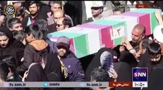 وداع و تشییع پیکر شهدای گمنام توسط مردم بیرجند