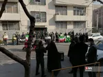 تجمع درمقابل سفارت پاکستان