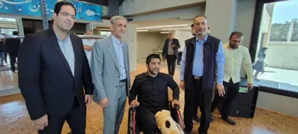 حضور در فدراسیون کشتی با ویلچر / دبیر: کشتی بازی نیست من خودم همین طور آسیب دیدم