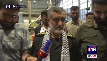 تایید حمله به پایگاه فوق سری اطلاعاتی هرمون در جبل الشیخ در شب عملیات وعده صادق توسط سردار حاجی زاده