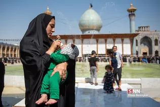 اجتماع عظیم شیرخوارگان حسینی در شیراز