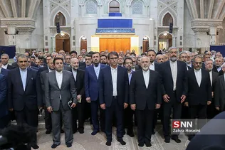 تجدید میثاق وزیر امور خارجه و روسای نمایندگی های ایران در جهان با آرمان‌های امام (ره)