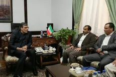 سخنگوی انصارالله یمن با جابری انصاری دیدار کرد