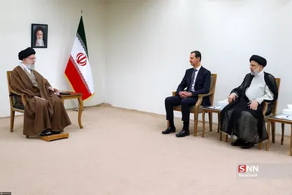دیدار بشار اسد رئیس&zwnj;جمهور سوریه با مقام معظم رهبری