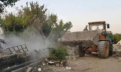 ۷ ویلای غیرمجاز منطقه حبله رود فیروزکوه قلع و قمع شد