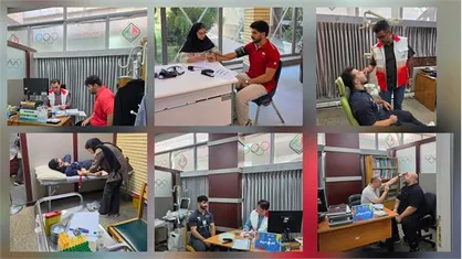 معاینات پزشکی ملی&zwnj;پوشان وزنه برداری، جوجیتسو و شیرجه در آکادمی ملی المپیک