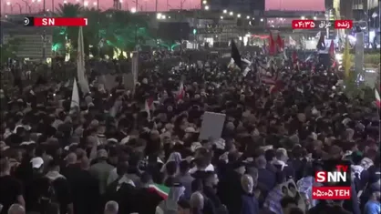 سیل عاشقان امام شهید در عراق منتظر آغاز مراسم تشییع رهبر شهید هستند