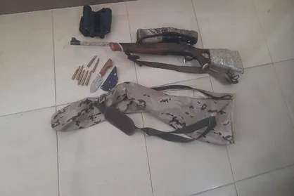 دستگیری شکارچی غیر مجاز قبل از شروع به شکار در فیروزکوه