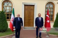 دیدار ظریف با همتای ترکیه‌ای خود