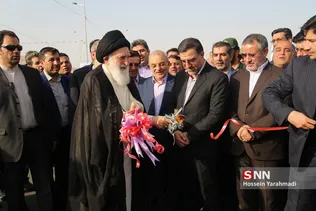 آیین افتتاح بلوار آیت‌الله العظمی بروجردی