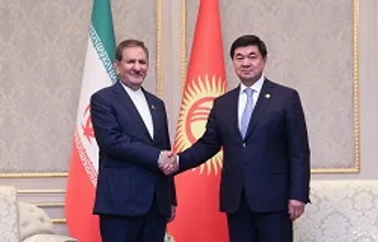 دیدار نخست وزیر قرقیزستان با جهانگیری