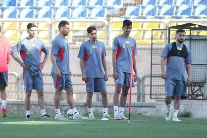 تمرین پرسپولیس در نبود بیرانوند و هنانوف