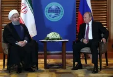 روحانی: ایران از توسعه روابط اقتصادی با منطقه اوراسیا استقبال می کند/ پوتین:چشم انداز خوبی در همکاری‌های دو کشور وجود دارد