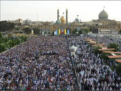 برگزاری نماز عید غدیر در حرم حضرت عبدالعظیم (ع)