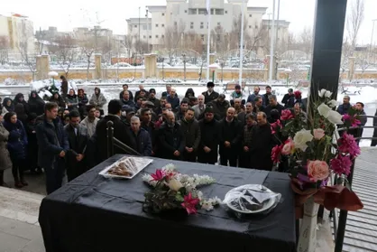 مراسم یابود دانشجویان حادثه دیده دانشگاه آزاد علوم و تحقیقات برگزار شد