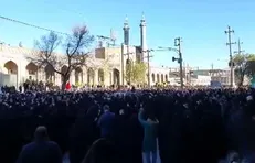اجتماع مردم عزادار کرمانشاه در پی شهادت امام امت