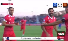 گل اول پرسپولیس به استقلال خوزستان توسط سروش رفیعی + فیلم