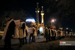 تحصن اعلام خون خواهی دانشجویان در فرودگاه مهرآباد