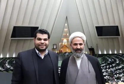 دیدار ولید درویش کارگردان سوری با حجت الاسلام پژمانفر، نماینده مجلس