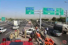 چاله‌های خطرناک در اتوبان آزادگان دردسر ساز شد
