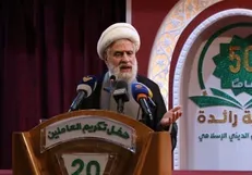 شیخ نعیم قاسم: قبل از توقف جنگ غزه بحثی درباره جبهه جنوب نداریم